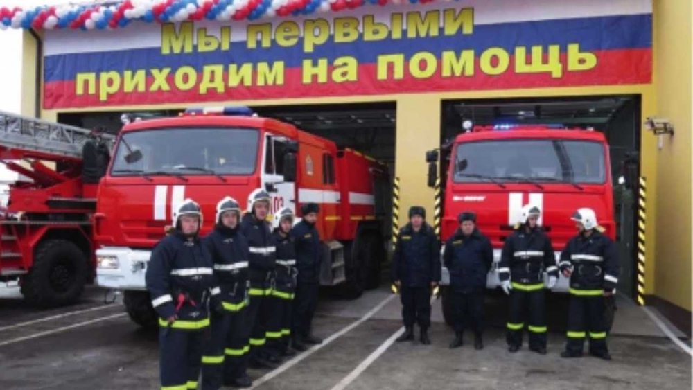Новая пожарная часть в Сосновом Бору